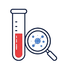Joint fluid analysis icon