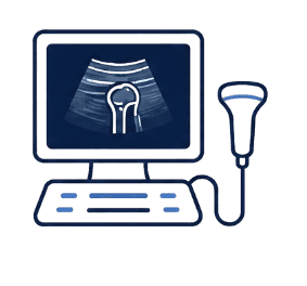 Musculoskeletal ultrasound icon