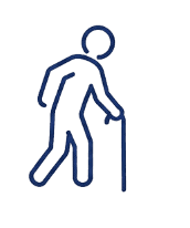 Difficulty walking icon