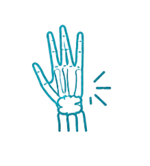 Wrist fractures icon