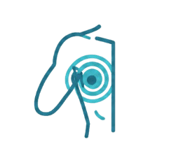 Frozen shoulder icon