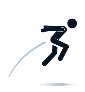 Patient jumping — full freedom stage