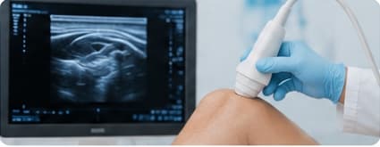 Joint ultrasound examination