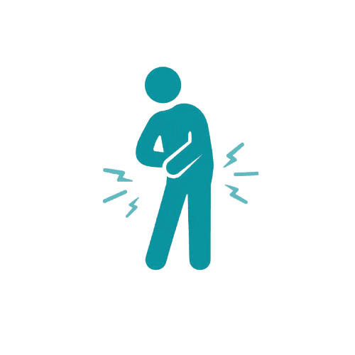 Chronic and fluctuating nature icon